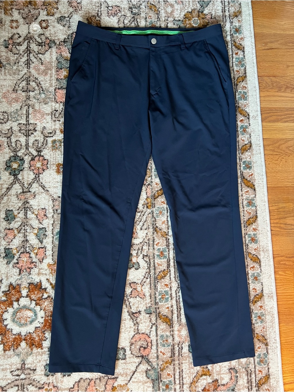 Men's Navy Stretch Golf Performance Pants